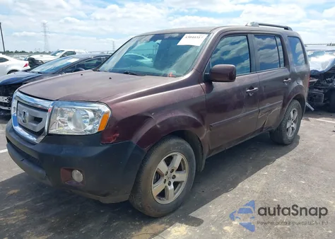 2010 Honda Pilot Ex из США, поврежденный, VIN 5FNYF3H41AB002627
